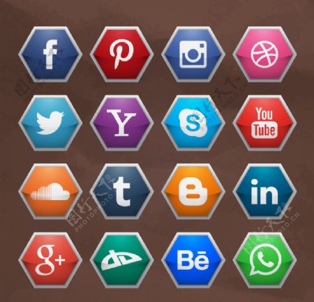 社交媒体标志