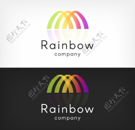 彩虹商业标志