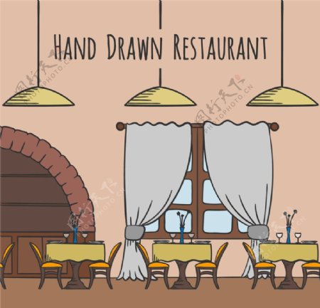 手绘餐厅