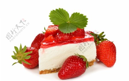 美味草莓蛋糕