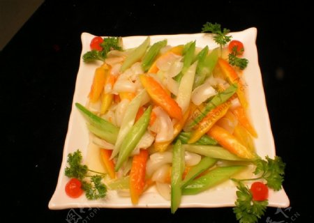 木瓜百合蒸菜热菜