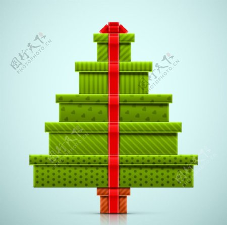 圣诞礼物树