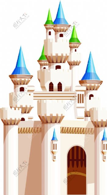 城堡卡通KT板