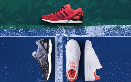 ADIDAS休闲运动鞋宣传广告