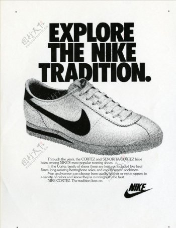 NIKE休闲运动鞋宣传广告