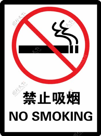 禁止吸烟公共标志