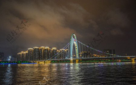 广州夜游珠江夜景