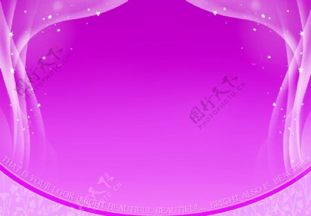 影楼唯美相片紫色花纹背景底纹