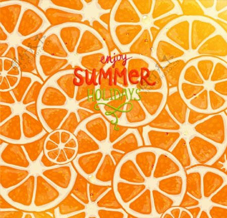 橘子宣传设计海报背景