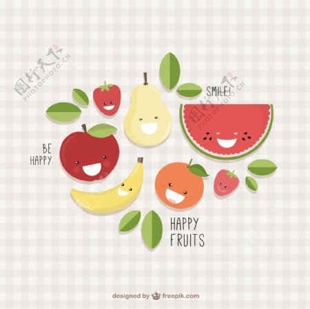 可爱水果