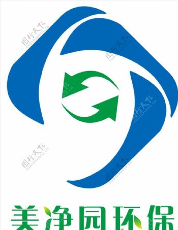 美净园环保logo