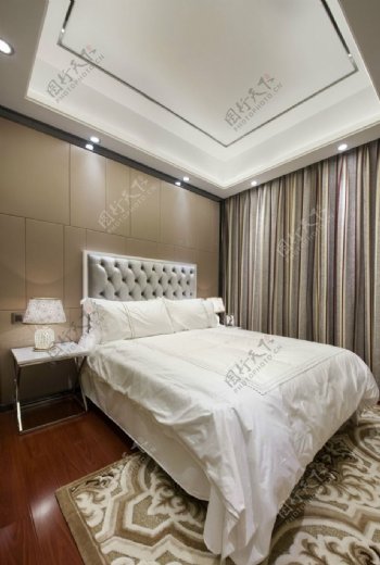 新中式风格卧室设计实景图