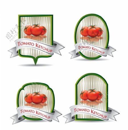 蕃茄标签西红柿
