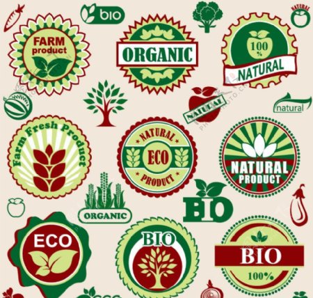 原生态绿色食品标签
