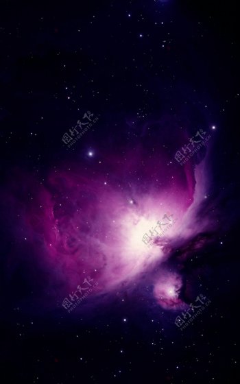 星空地球太空紫色