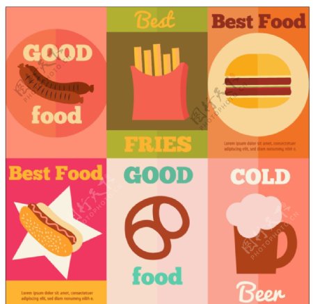 快速食品海报