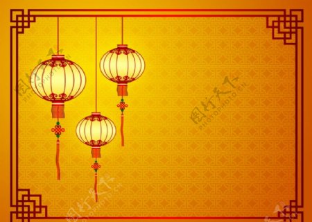 中国传统花纹背景