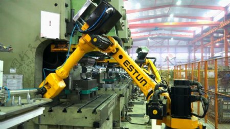 estun机器人在机加工行业