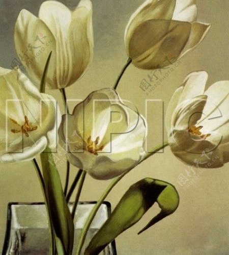 花卉油画6950厘米X60厘米