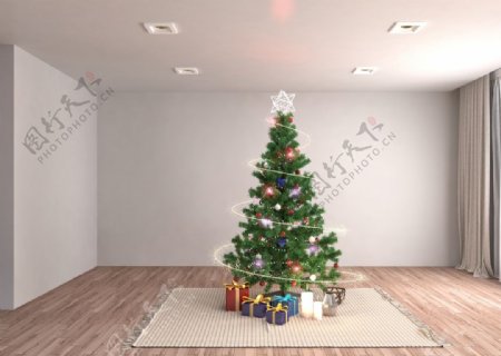 圣诞节客厅
