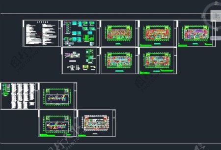 五层医院电气设计图