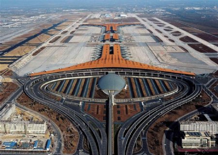 北京国际机场俯瞰