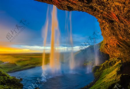 冰岛大瀑布