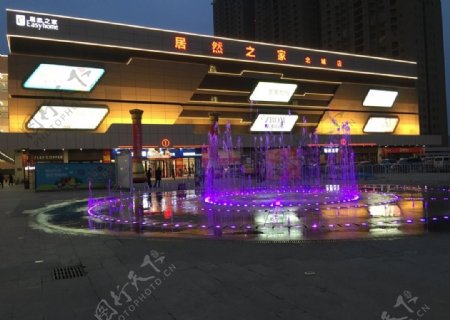 合肥北城世纪城购物中心夜景