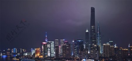 上海陆家嘴高楼建筑群
