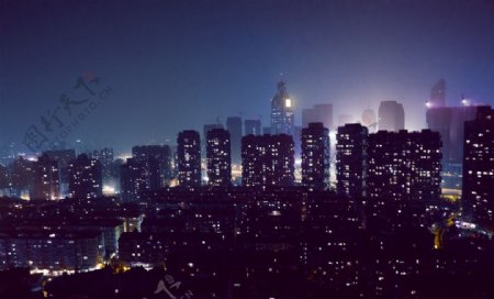繁华都市夜景