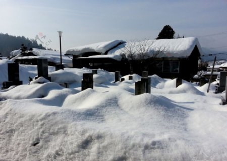 雪景建筑