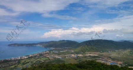 三亚亚龙湾海景图