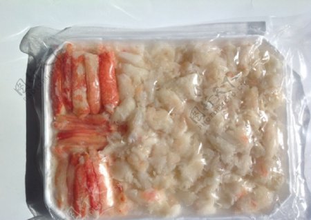 海鲜蟹腿阿拉斯加鳕蟹冷冻