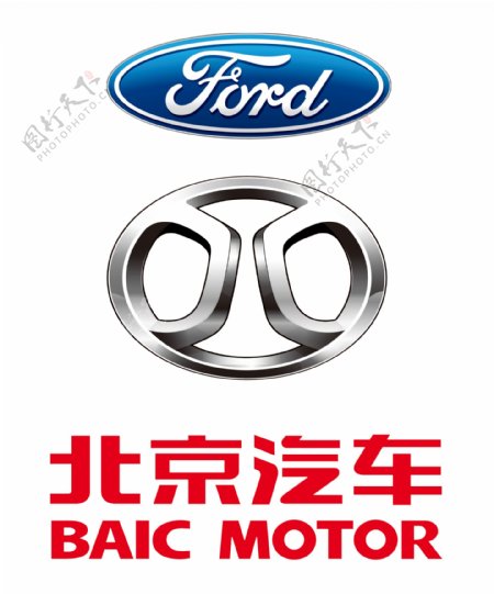 北京汽车标志福特标志