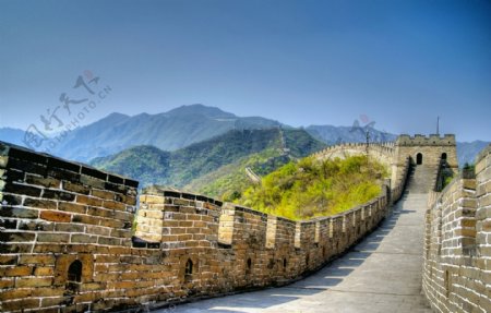 长城城墙背景图片
