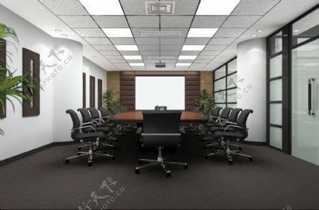 公司会议室室内设计图片