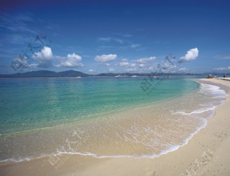 海边沙滩风景图片