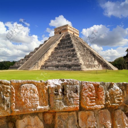 石墙和墨西哥古迹图片