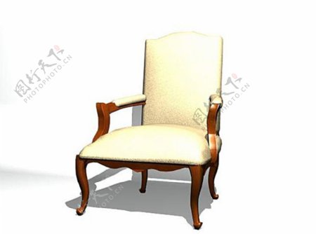 四腿单体椅子模型图片