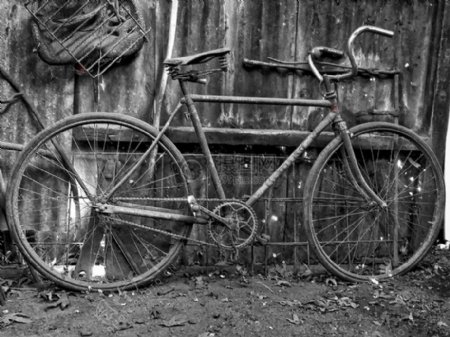 古老的自行车