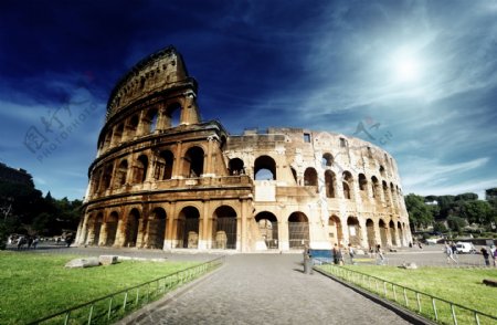罗马圆形斗兽场图片