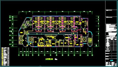 某大型高层医院CAD完整系统平面图