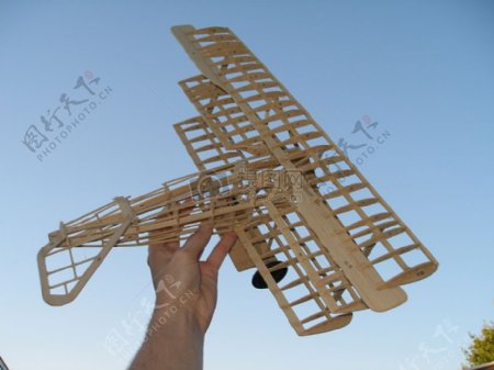 木制的飞机模型