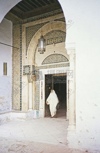 阿拉伯的教堂门门