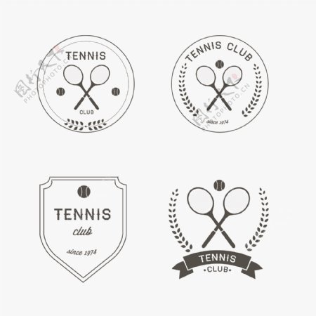 网球的标志设计