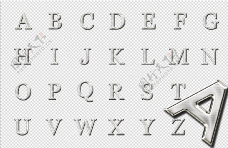 金属字母