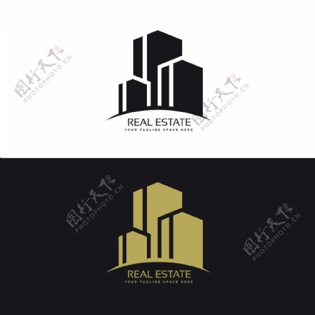 房地产建筑物标志logo