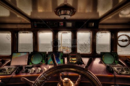 海海洋船船舶船舶转向车轮高动态范围方向盘驾驶室舵