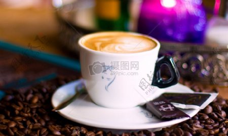 咖啡豆咖啡杯咖啡饮料咖啡厅咖啡厅拿铁摩卡