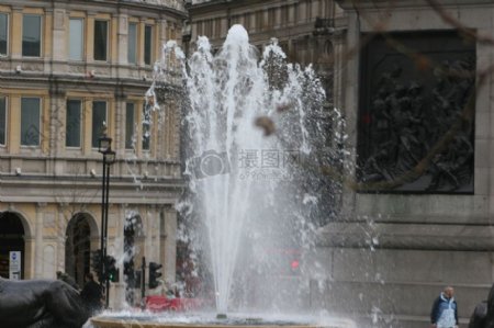 复古广场附近的喷泉